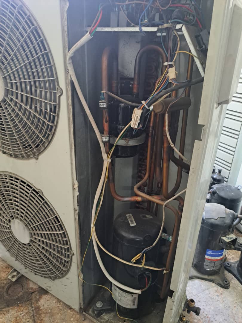 repair Air conditioner wiring140304 