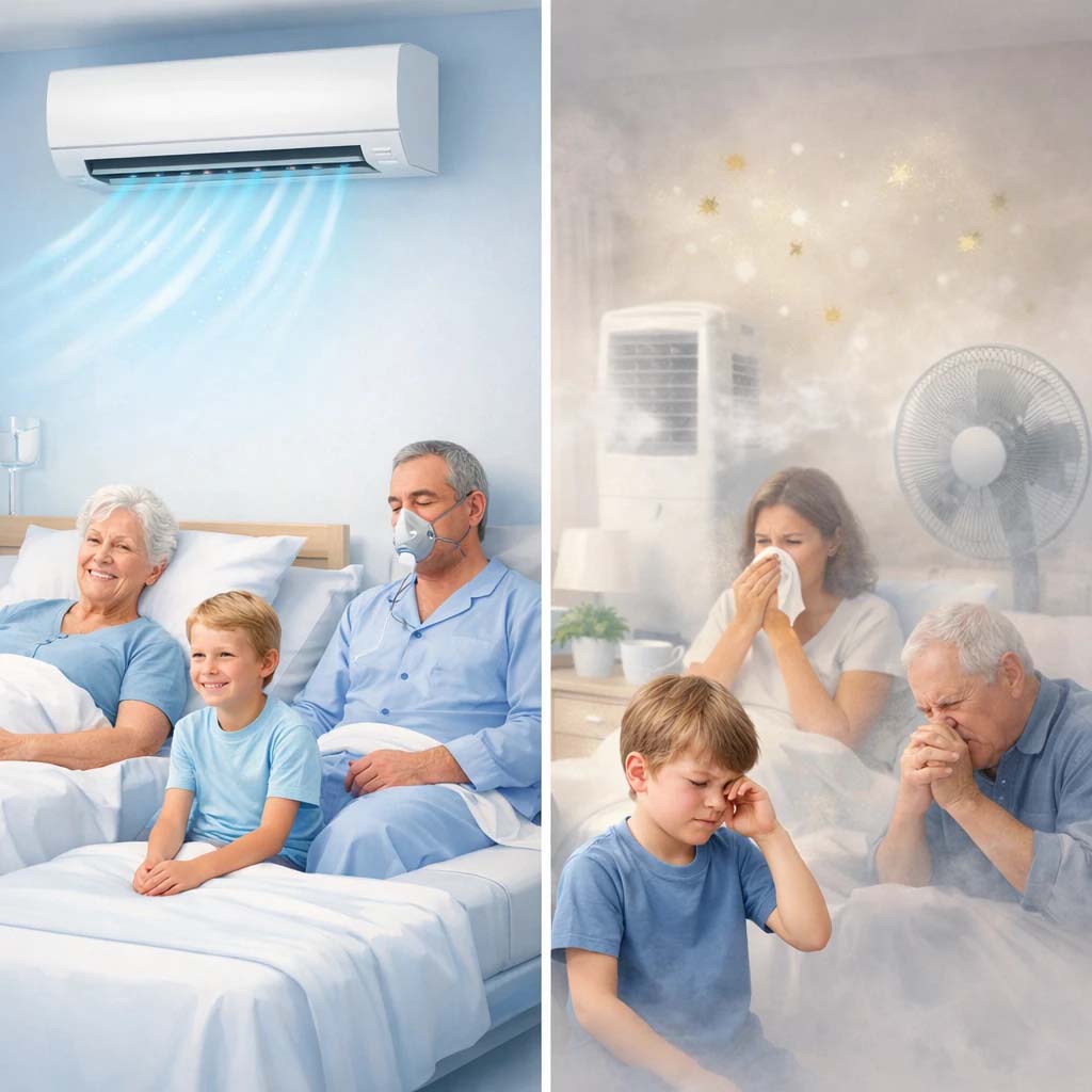 why Air Conditioners Are Safer Cooling Systems for Patients